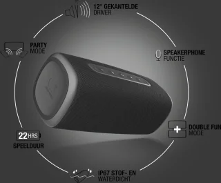 Fresh 'n Rebel BOLD L2 Bluetooth speaker Storm Grey