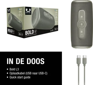 Fresh 'n Rebel Bold L3 Bluetooth speaker Dried Green
