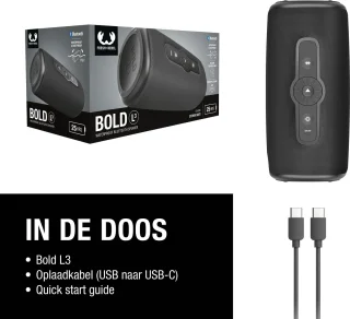 Fresh 'n Rebel Bold L3 Bluetooth speaker Storm Grey