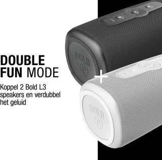 Fresh 'n Rebel Bold L3 Waterdichte Bluetooth Speaker Ice Grey