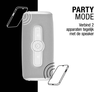 Fresh 'n Rebel Bold L3 Waterdichte Bluetooth Speaker Ice Grey