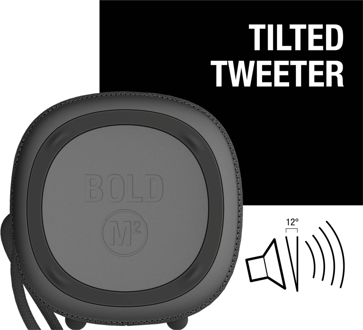 Fresh 'n Rebel Bold M2 Bluetooth speaker Storm Grey