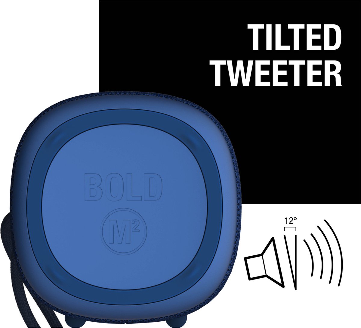Fresh 'n Rebel Bold M2 Bluetooth speaker True Blue