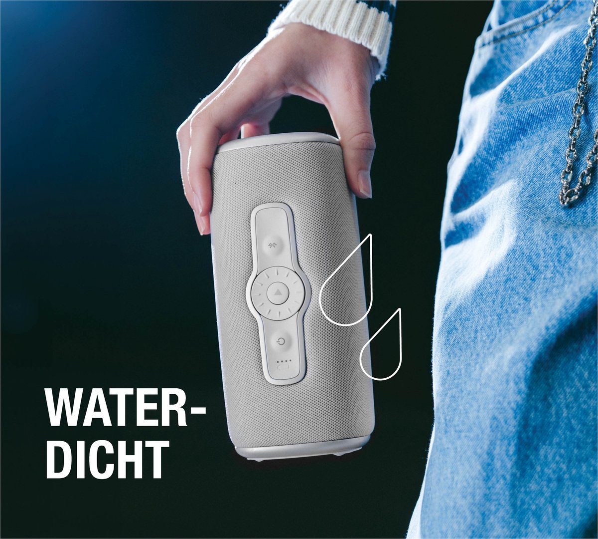 Wat vinden we goed aan de Fresh 'n Rebel Bold M2 Draagbare Bluetooth Speaker Ice Grey