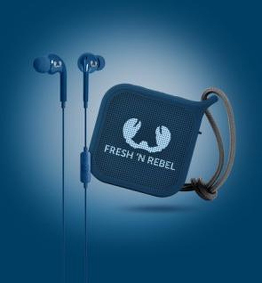 Fresh 'n Rebel Pebble Bluetooth Speaker Blauw