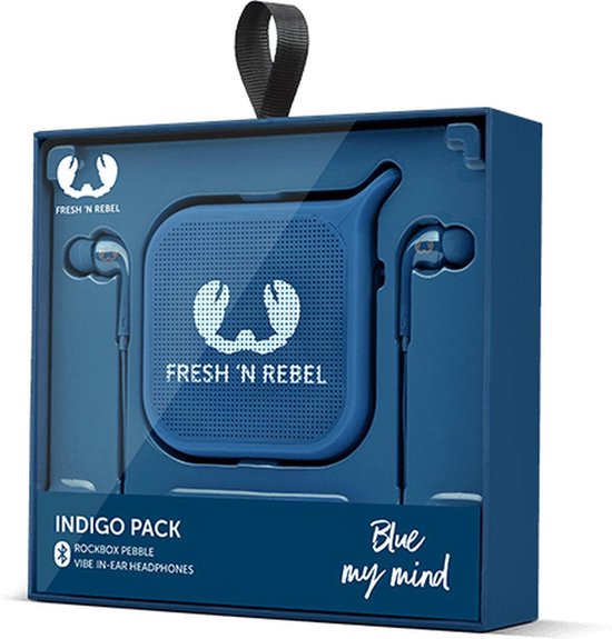 Fresh 'n Rebel Pebble Bluetooth Speaker Blauw