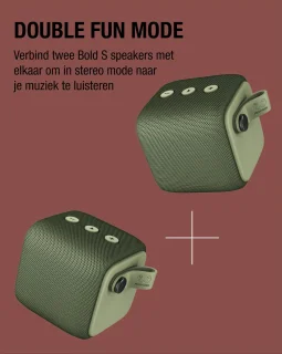 Fresh 'n Rebel Rockbox Bold S Bluetooth speaker Dried Green