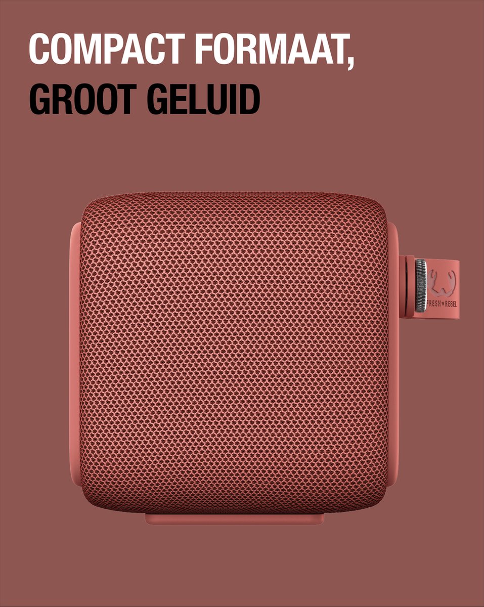 Fresh ‘n Rebel Rockbox Bold S Bluetooth speaker Safari Red
