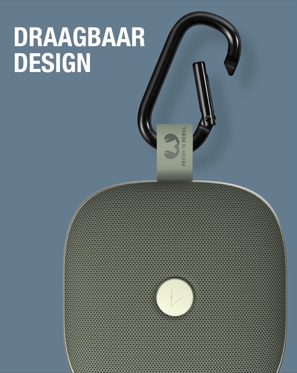 Fresh 'n Rebel Rockbox Bold XS Bluetooth speaker Dried Green