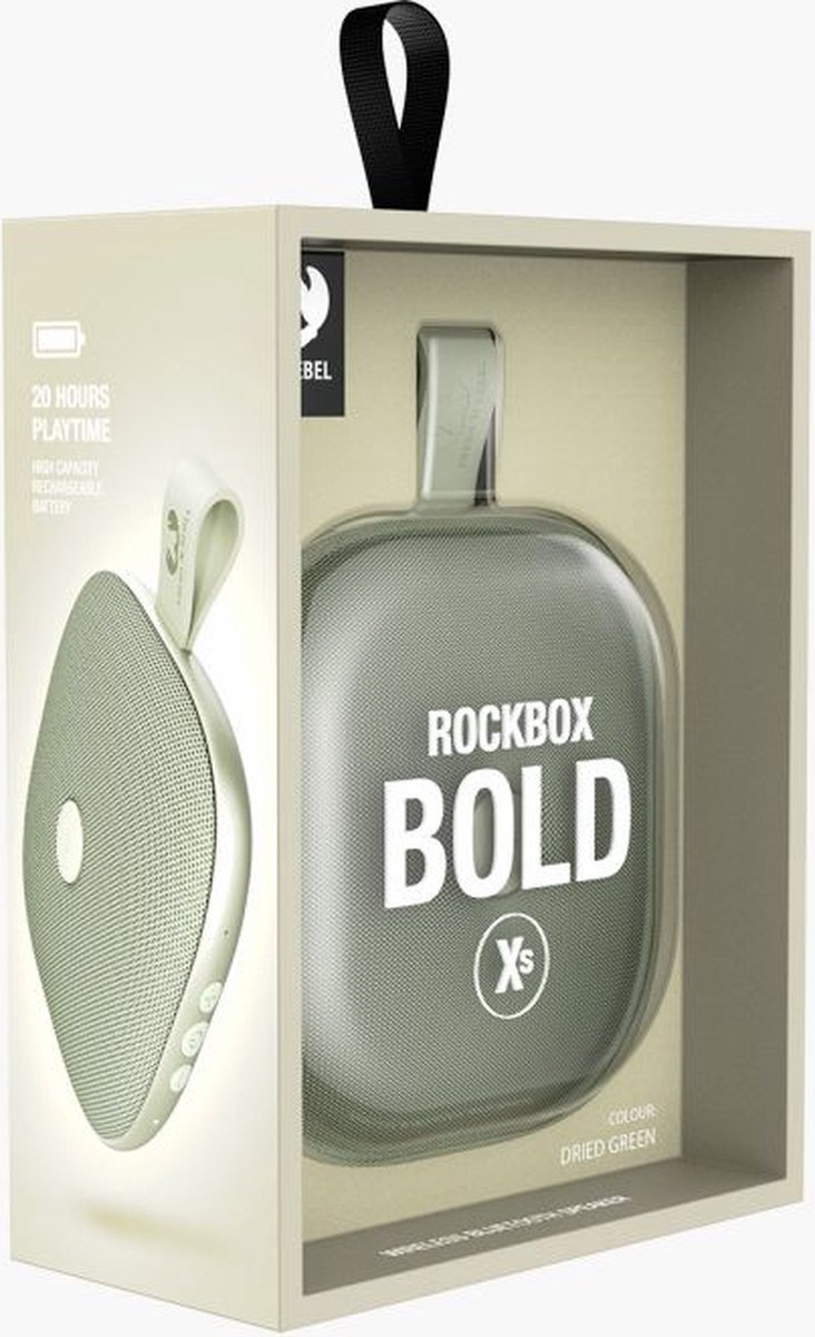 Fresh 'n Rebel Rockbox Bold XS Bluetooth speaker Dried Green