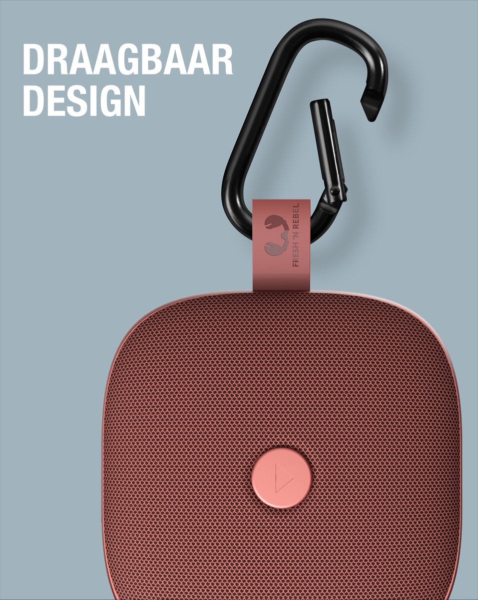 Fresh ‘n Rebel Rockbox Bold XS Bluetooth speaker Safari Red