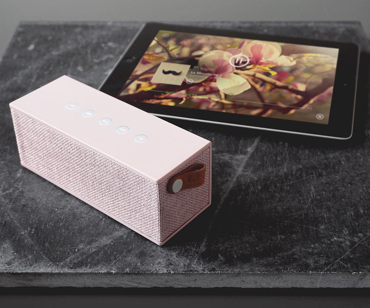 Fresh 'n Rebel Rockbox Brick Fabriq Bluetooth Speaker Roze