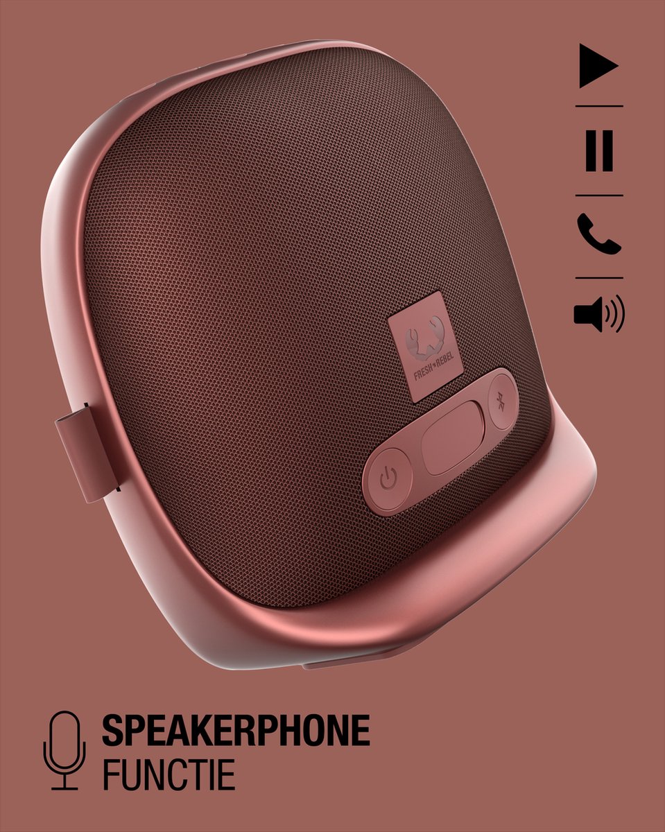 Fresh 'n Rebel Soul Bluetooth speaker Safari Red
