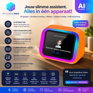 FS Fusion Pack - Slimme AI Speaker en Digitale Fotolijst