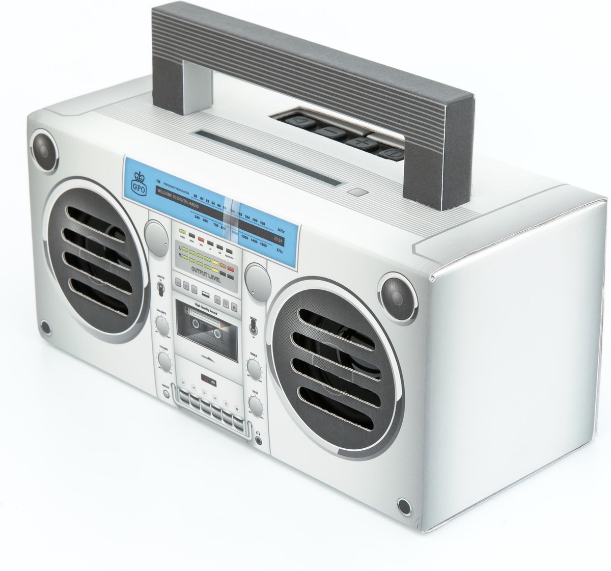 GPO BronxSil Draagbare Bluetooth Speaker Zilver