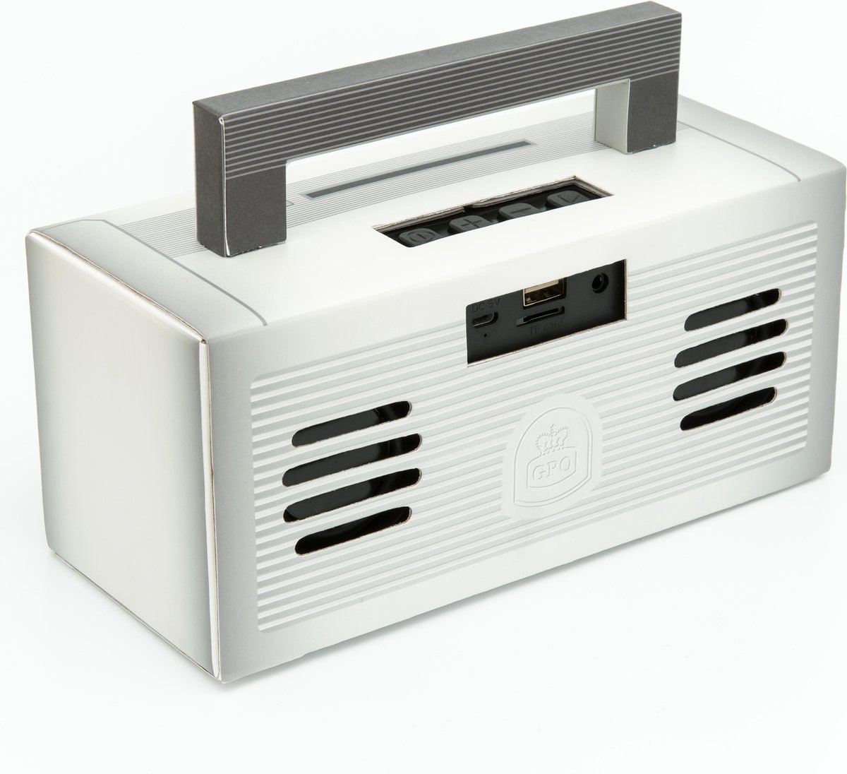 GPO BronxSil Draagbare Bluetooth Speaker Zilver