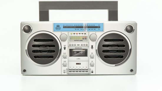 GPO BronxSil Draagbare Bluetooth Speaker Zilver