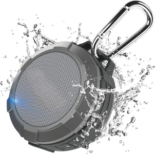 GTB Douche Speaker Bluetooth Grijs 10x10x4cm