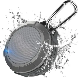 GTB Douche Speaker Bluetooth Grijs 10x10x4cm