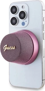 Guess Bluetooth Speaker Script Logo MagSafe Roze