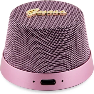 Guess Bluetooth Speaker Script Logo MagSafe Roze
