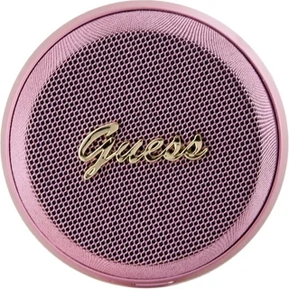 Guess Bluetooth Speaker Script Logo MagSafe Roze