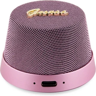 Guess Bluetooth Speaker Script Logo MagSafe Roze