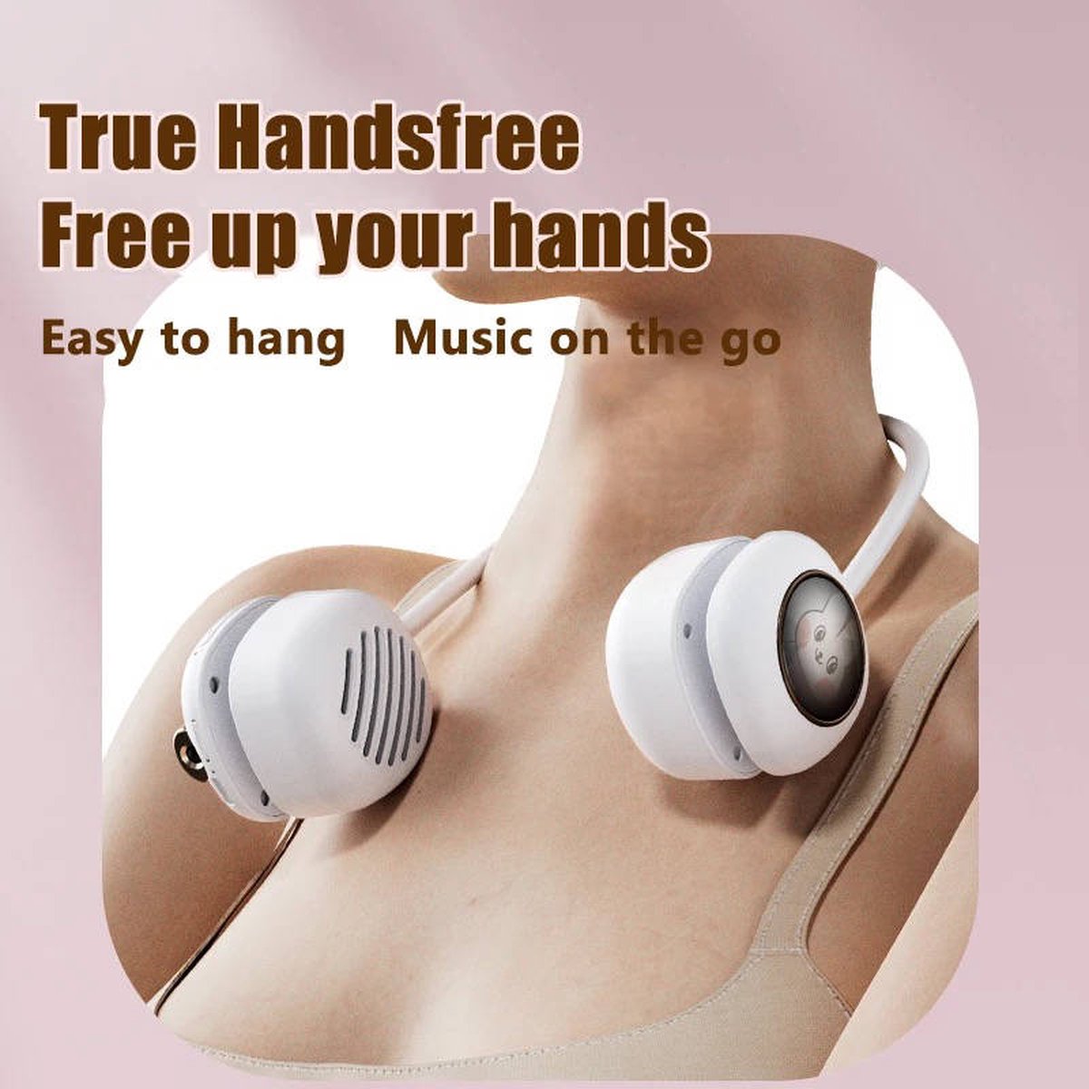 Hangende Luidspreker Nekspeaker Wit 3W x2