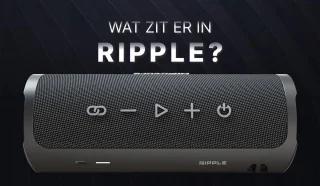 HiFuture Ripple Bluetooth Draagbare Luidspreker Zwart