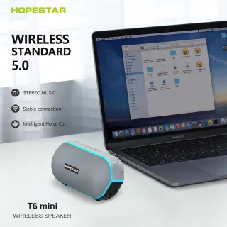 Hopestar T6 Mini Draadloze luidspreker - Blauw