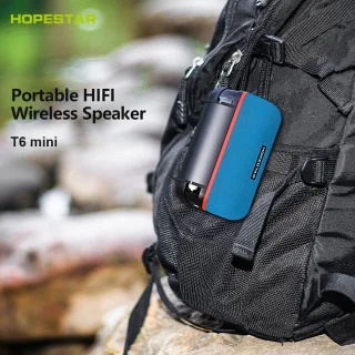 Hopestar T6 Mini Draadloze luidspreker - Blauw