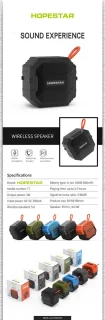 Hopestar T7 Zwart Speaker