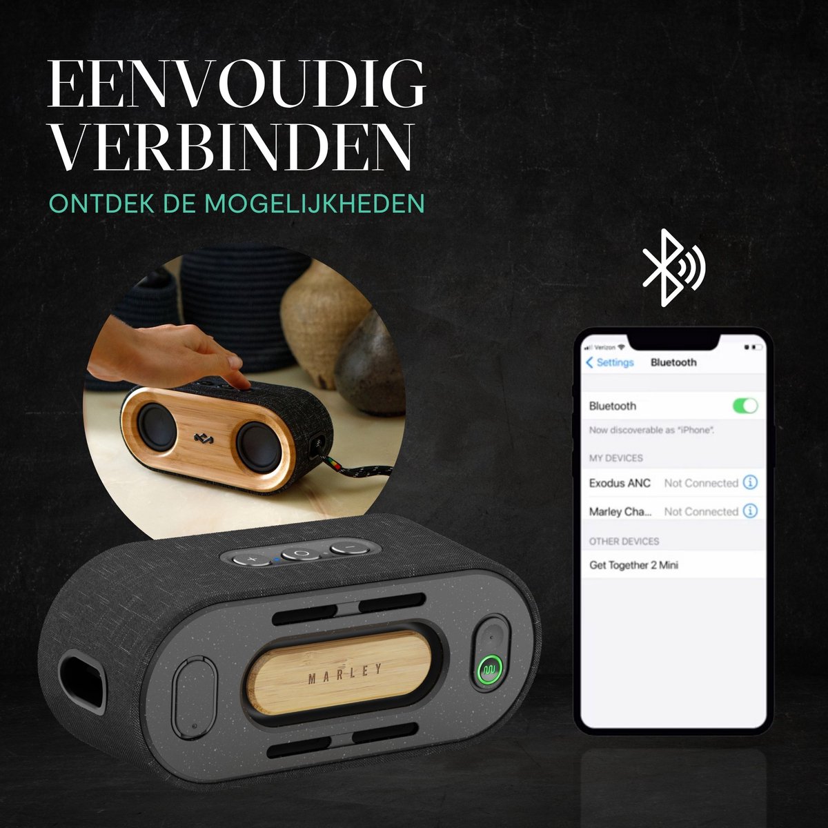 House of Marley Get Together 2 Mini Bluetooth Speaker