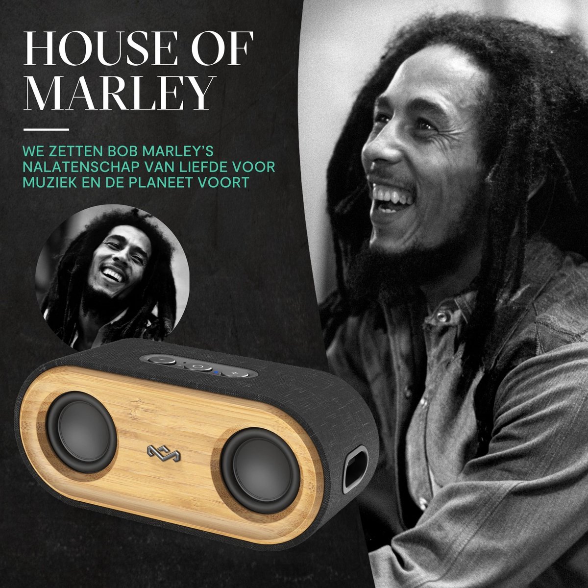 House of Marley Get Together 2 Mini Bluetooth Speaker