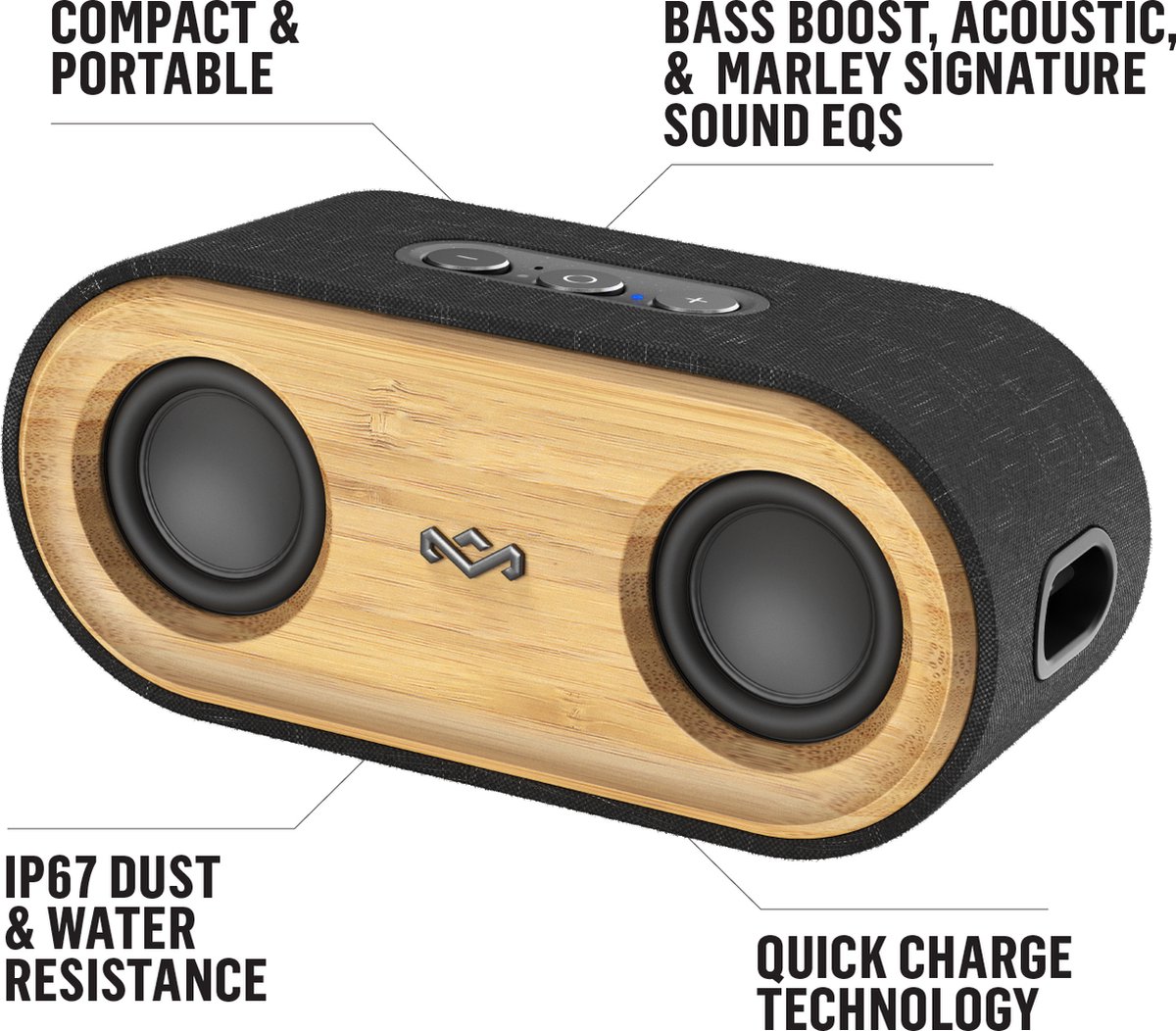 House of Marley Get Together 2 Mini Bluetooth Speaker