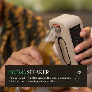 House of Marley Roots Solar Bluetooth Speaker Cream