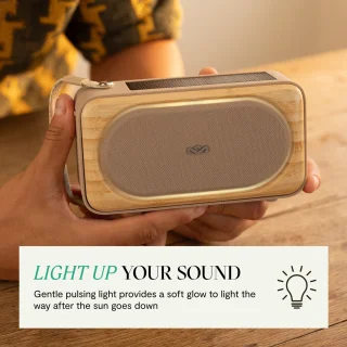 House of Marley Roots Solar Bluetooth Speaker Cream