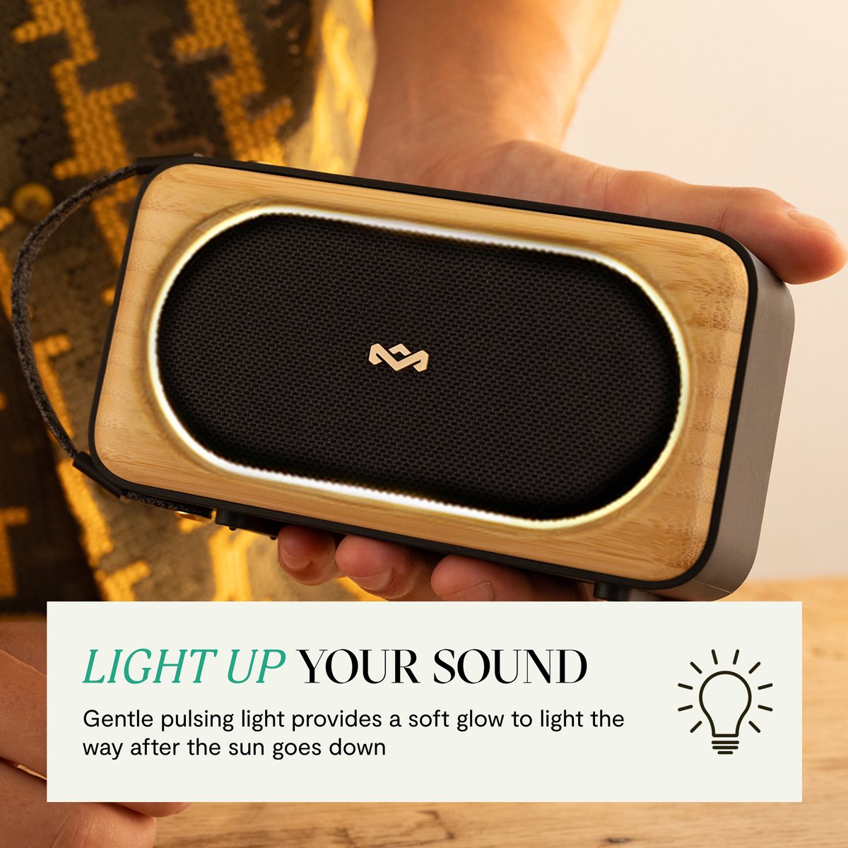 House of Marley Roots Solar bluetooth speaker zwart