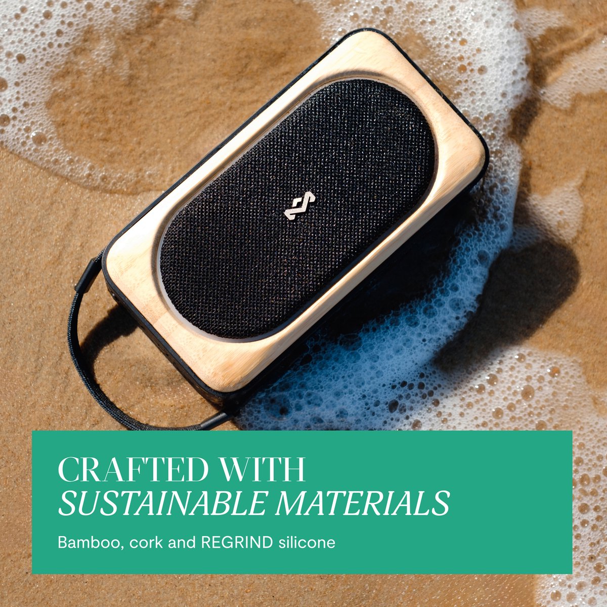 House of Marley Roots Solar bluetooth speaker zwart