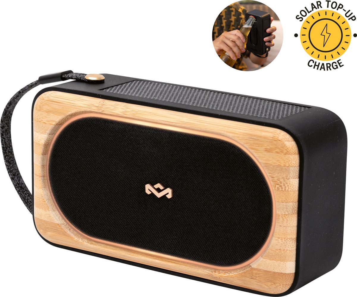 House of Marley Roots Solar bluetooth speaker zwart
