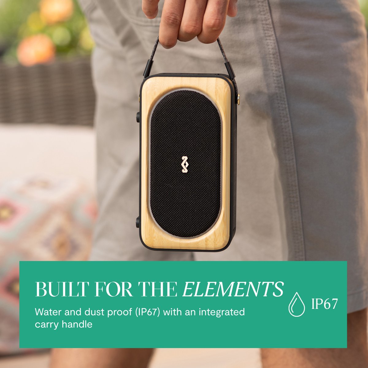 House of Marley Roots Solar bluetooth speaker zwart