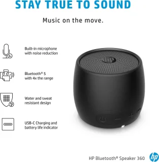 HP Bluetooth Speaker 360 Black