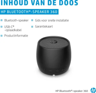 HP Bluetooth Speaker 360 Black