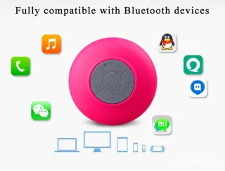 IGOODS Bluetooth Speaker met Zuignap Blauw