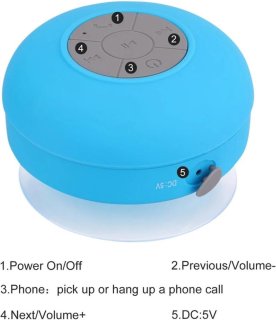 IGOODS Bluetooth Speaker met Zuignap Groen