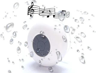 IGOODS Bluetooth Speaker met Zuignap Wit