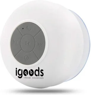 IGOODS Bluetooth Speaker met Zuignap Wit