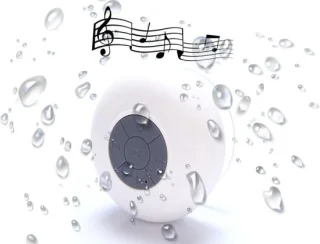 IGOODS Bluetooth Speaker met Zuignap Wit