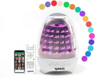Igoods Koran Speaker Bluetooth Nachtlampje 16 Talen 16 Reciteurs