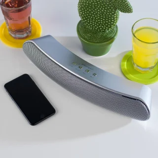Intempo Curved Bluetooth Speaker zilver